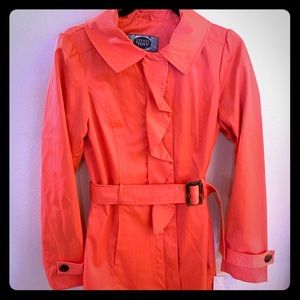 Green Envy trench/ Rain coat